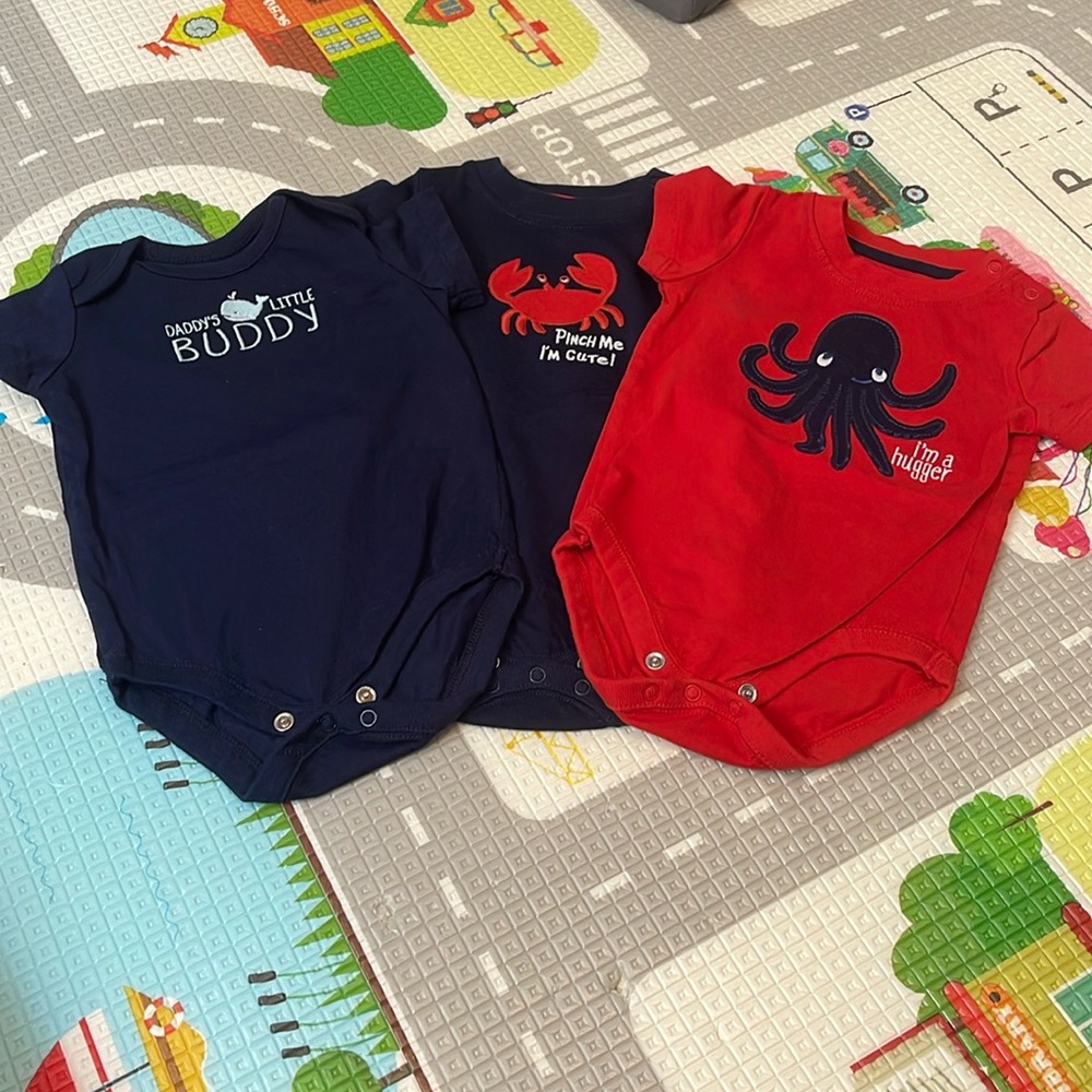 3-6 month onesies
